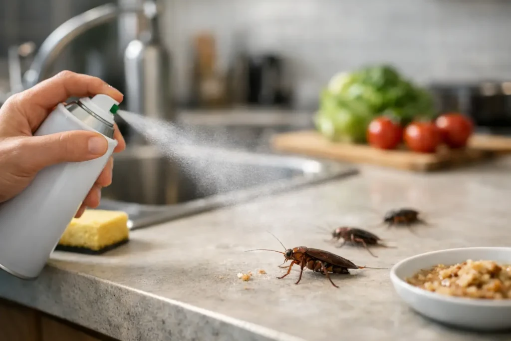 Cómo eliminar cucarachas de cocina sin riesgos